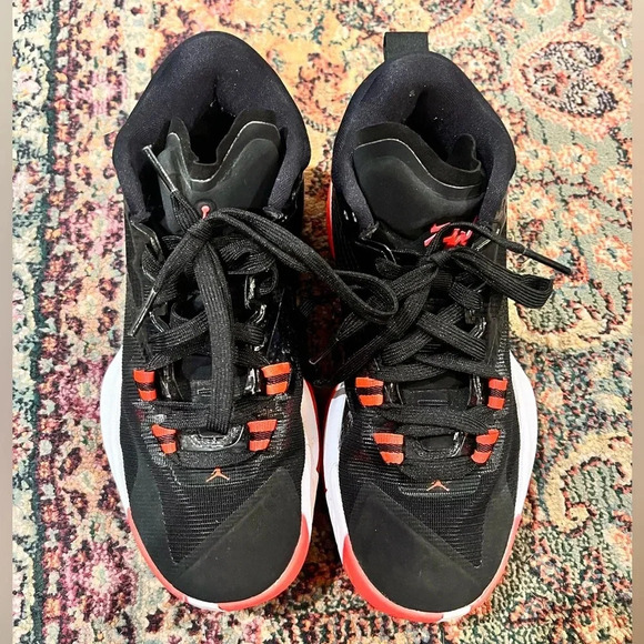 FINAL PRICE Nike Jordan Zion 1 Black Basketball Sneakers - Picture 2 of 9